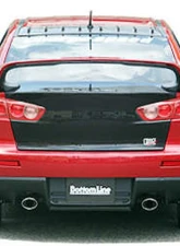 Charge Speed Bottom Line FRP Rear Caps Mitsubishi Lancer Evo X 2008-2017                                     - BCML08-CS427RC1F - Image 2