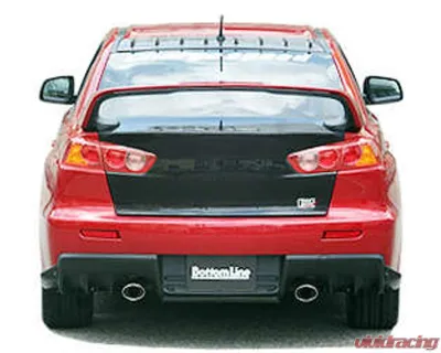 Charge Speed Bottom Line FRP Rear Caps Mitsubishi Lancer Evo X 2008-2017 - BCML08-CS427RC1F