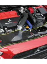 Charge Speed Carbon Front Radiator Cooling Plate Mitsubishi Lancer Evo X 2008-2017                                     - BCML08-CS427RCPC - Image 2