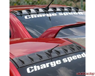 Charge Speed Carbon Roof Fin w/ Antenna Hole Mitsubishi Lancer Evo X 2008-2017 - BCML08-CS427RFC