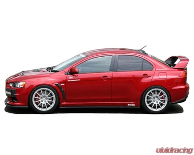 Charge Speed Bottom Line Carbon Type-1 Side Skirts Mitsubishi Lancer Evo X 2008-2010 - BCML08-CS427SS1C