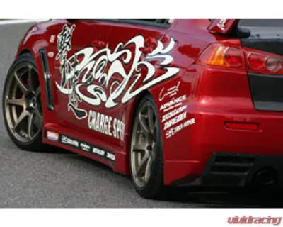 Charge Speed FRP Type-1 Side Skirts Mitsubishi Lancer Evo X 2008-2017 - BCML08-CS427SS1