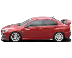 Charge Speed Bottom Line Carbon Type-2 Side Skirts Mitsubishi Lancer Evo X 2008-2010