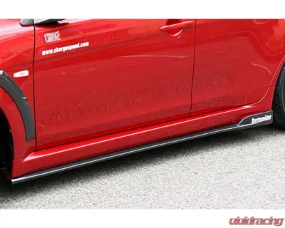 Charge Speed Bottom Line Carbon Type-2 Side Skirts Mitsubishi Lancer Evo X 2008-2010 - BCML08-CS427SS2C