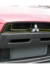 Charge Speed Carbon Front Upper Inner Grill Mitsubishi Lancer Evo X 2008-2017                                     - BCML08-CS427UIGC - Image 2
