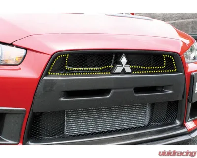 Charge Speed Carbon Front Upper Inner Grill Mitsubishi Lancer Evo X 2008-2017 - BCML08-CS427UIGC