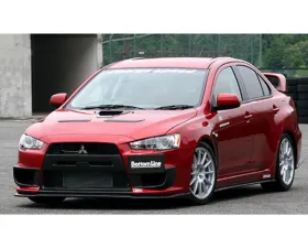 Charge Speed Bottom Line Carbon Full Lip Kit 5PCS Mitsubishi Lancer Evo X 2011-2017