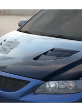 Charge Speed Carbon Vented Hood Mazda 6 2003-2008                                     - BCMa603-CS595HCV - Image 2