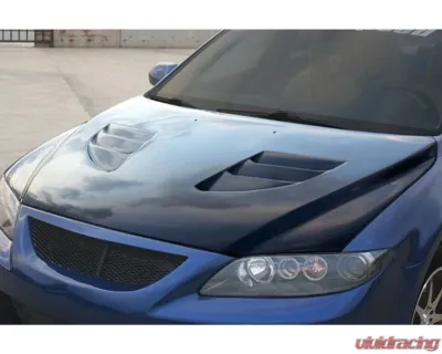 Charge Speed Carbon Vented Hood Mazda 6 2003-2008 - BCMa603-CS595HCV