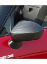 Charge Speed Dry Carbon Door Mirror Cowl Pair Mazda Miata MX5 2016-2023                                     - BCMaM16-CS739DMCC - Image 2