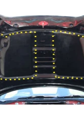 Charge Speed Black FRP Vented Hood Rain Cover Mazda Miata MX5 2016-2023                                     - BCMaM16-CS739HRCF - Image 2
