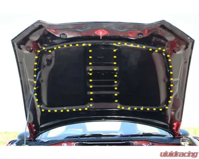 Charge Speed Black FRP Vented Hood Rain Cover Mazda Miata MX5 2016-2023 - BCMaM16-CS739HRCF