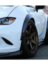 Charge Speed 50mm Carbon Front & Rear Over Fenders Set 4PCS Mazda Miata MX5 2016-2023                                     - BCMaM16-CS739OFC - Image 2