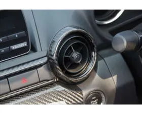 Charge Speed Dry Carbon Round Air Vent Cowl 3PCS Mazda Miata MX5 2016-2023