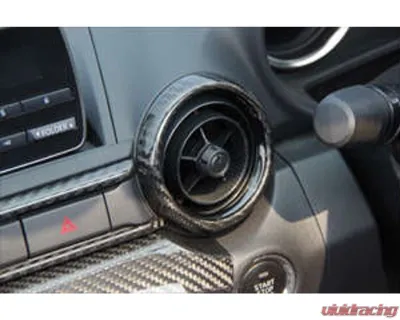 Charge Speed Dry Carbon Round Air Vent Cowl 3PCS Mazda Miata MX5 2016-2023 - BCMaM16-CS739RAVCC