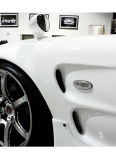 Charge Speed JDM Style Clear Front Fenders Marker Light Pair Mazda RX7 1993-2004                                     - BCMaR93-CS710SMFC - Image 3