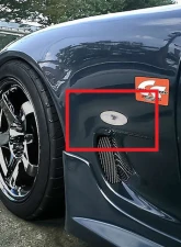 Charge Speed JDM Style Clear Front Fenders Marker Light Pair Mazda RX7 1993-2004                                     - BCMaR93-CS710SMFC - Image 2
