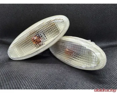 Charge Speed JDM Style Clear Front Fenders Marker Light Pair Mazda RX7 1993-2004 - BCMaR93-CS710SMFC