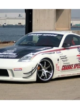 Charge Speed FRP Long Nose Front Bumper Nissan 350Z Z33 2003-2008                                     - BCN3Z03-CS722FB - Image 2