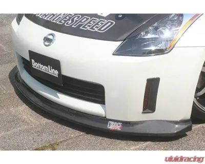 Charge Speed Bottom Line Carbon Front Lip Nissan 350Z Z33 2003-2005 - BCN3Z03-CS722FLC