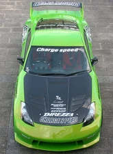 Charge Speed Carbon Center Rear Wing Nissan 350Z Z33 2003-2008                                     - BCN3Z03-CS722GTRWC - Image 2