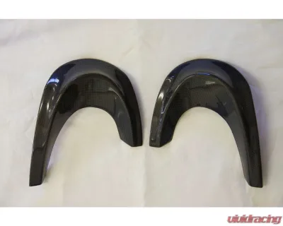 Charge Speed Carbon Exhaust Tip Heat Shields Pair Nissan 350Z Z33 2003-2008 - BCN3Z03-CS722HSC