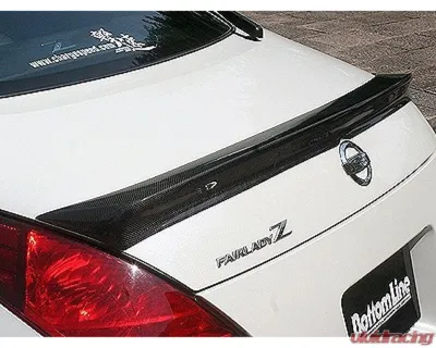 Charge Speed Carbon Rear Lip Spoiler Nissan 350Z Z33 2003-2008 - BCN3Z03-CS722RWC