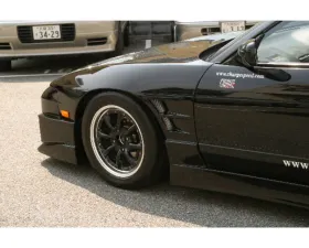 Charge Speed FRP Flip Light 20mm Widebody Front Fender Pair Nissan 240SX 1989-1994