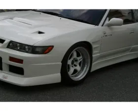 Charge Speed FRP D-1 Style 20mm Widebody Front Fender Pair Nissan 240SX 1989-1994