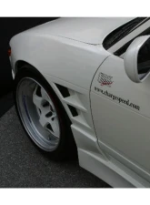 Charge Speed FRP D-1 Style 20mm Widebody Front Fender Pair Nissan 240SX 1989-1994                                     - BCN489-CS703FF - Image 2