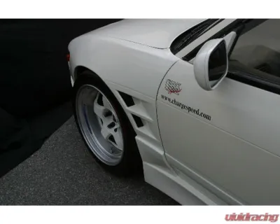 Charge Speed FRP D-1 Style 20mm Widebody Front Fender Pair Nissan 240SX 1989-1994 - BCN489-CS703FF