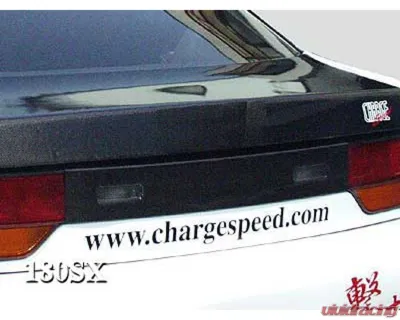 Charge Speed Carbon Rear Center Garnish Cover Nissan 240SX 1993-1994 - BCN493-CS702RGKC
