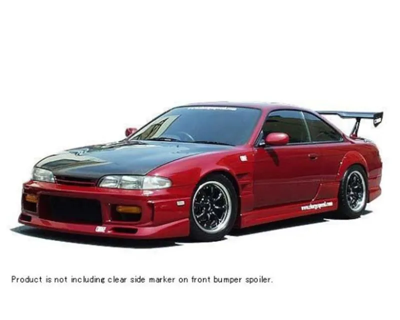 Charge Speed FRP Zenki Front Bumper w/ Grill Nissan 240SX 1995-1996 - BCN495-CS704FB