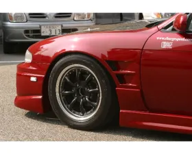 Charge Speed FRP Zenki Front Fender 20mm Wide Pair Nissan 240SX 1995-1996