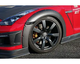 Charge Speed Zenki Bottom Line FRP 15mm Front Over Fenders 4PCS Nissan GTR R35 2007-2011