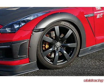 Charge Speed Zenki Bottom Line FRP 15mm Front Over Fenders 4PCS Nissan GTR R35 2007-2011 - BCNG07-CS830FF