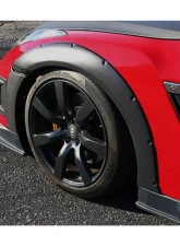 Charge Speed Zenki Bottom Line FRP 15mm Front Over Fenders 4PCS Nissan GTR R35 2007-2011                                     - BCNG07-CS830FF - Image 3