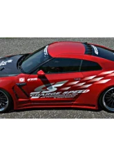 Charge Speed FRP Zenki Wide Body Complete Kit Nissan GTR R35 2007-2011                                     - BCNG07-CS830FKWF - Image 4