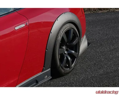 Charge Speed FRP Bottom Line 20mm Rear Over Fenders Pair Nissan GTR R35 2007-2024 - BCNG07-CS830FR
