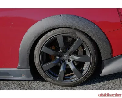 Charge Speed FRP Bottom Line 20mm Rear Over Fenders Pair Nissan GTR R35 2007-2024 - BCNG07-CS830FR
