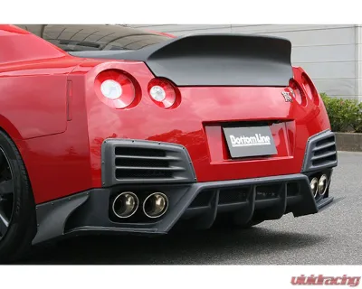 Charge Speed FRP Zenki & Chuki Rear Bumper Duct Cowl Nissan GTR R35 2007-2016 - BCNG07-CS830RBDF