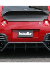 Charge Speed FRP Zenki & Chuki Rear Bumper Duct Cowl Nissan GTR R35 2007-2016                                     - BCNG07-CS830RBDF - Image 2