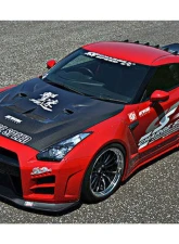 Charge Speed FRP Chuki Wide Body Complete Kit Nissan GTR R35 2012-2016                                     - BCNG12-CS831FKWF - Image 2