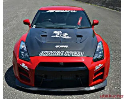 Charge Speed FRP Chuki Wide Body Complete Kit Nissan GTR R35 2012-2016 - BCNG12-CS831FKWF