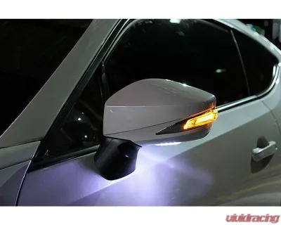Charge Speed Door Mirror w/ LED & DRL - WR Blue Mica Subaru BRZ ZC6 2013-2020 - BCSB13-CS990ALMBM