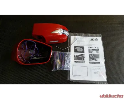 Charge Speed Door Mirror w/ LED & DRL - WR Blue Mica Subaru BRZ ZC6 2013-2020 - BCSB13-CS990ALMBM
