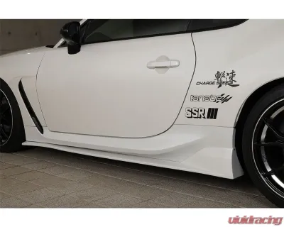 Charge Speed Bottom Lines Type 1 Carbon Side Skirts Pair Subaru | Toyota 2022-2026 - BCSB22-CS992SS1C