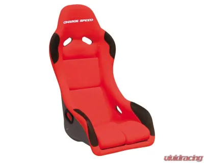 Charge Speed Bucket Racing Seat EVO X Type FRP Red - BCSEAT-EXF02