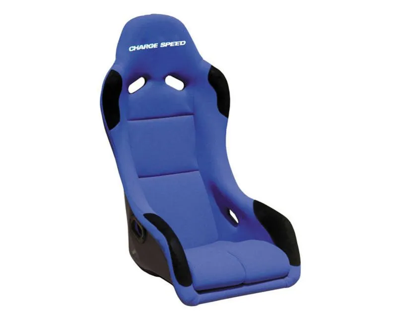 Charge Speed Bucket Racing Seat EVO X Type FRP Blue - BCSEAT-EXF03