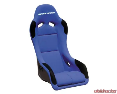 Charge Speed Bucket Racing Seat EVO X Type Kevlar Blue - BCSEAT-EXK03